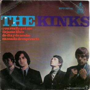 Discos de vinilo: EP THE KINKS : YOU REALLY GOT ME